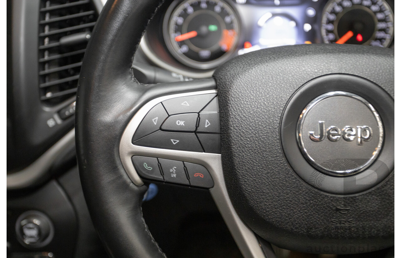 08/2014 Jeep Cherokee Trailhawk (4x4) KL 4D Wagon Billet Silver Metallic 3.2L