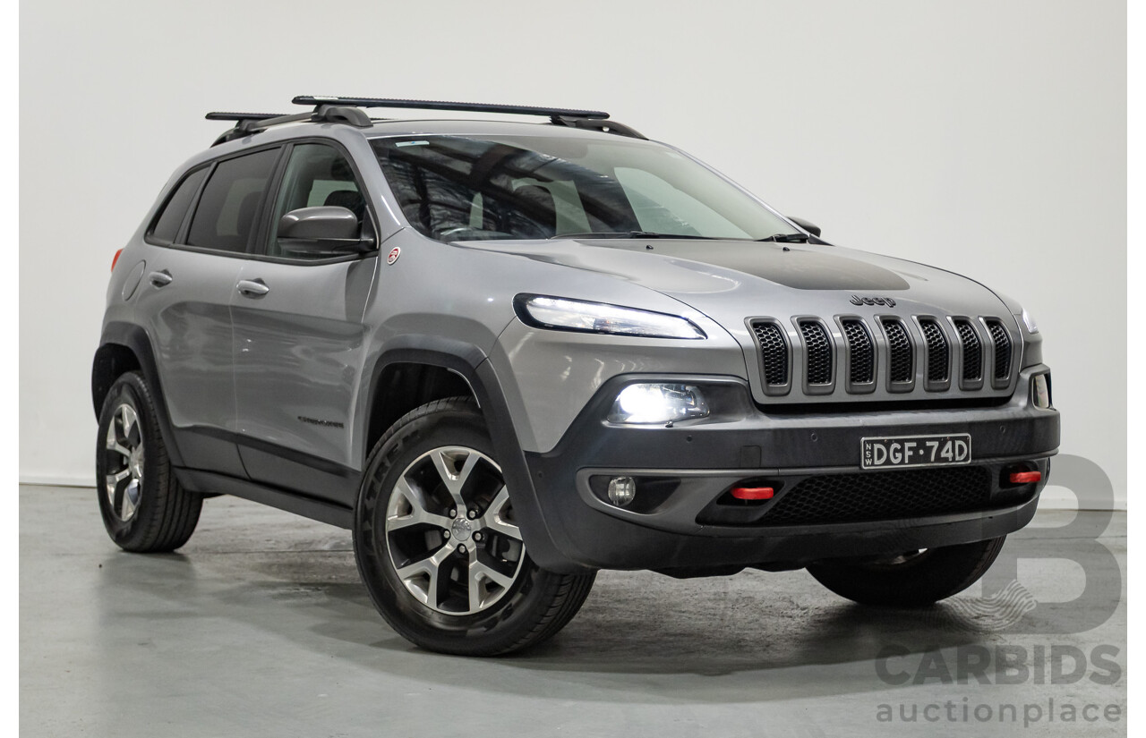08/2014 Jeep Cherokee Trailhawk (4x4) KL 4D Wagon Billet Silver Metallic 3.2L
