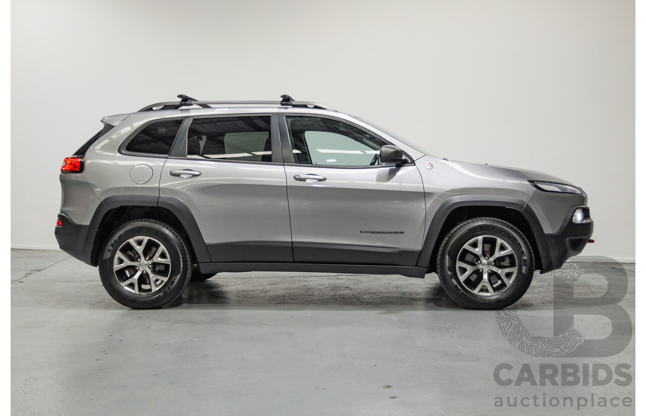 08/2014 Jeep Cherokee Trailhawk (4x4) KL 4D Wagon Billet Silver Metallic 3.2L
