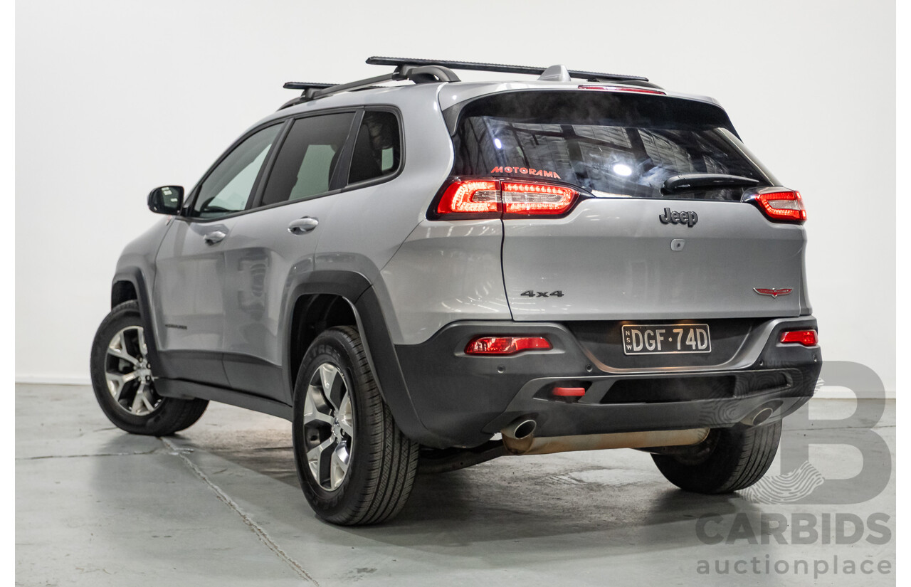 08/2014 Jeep Cherokee Trailhawk (4x4) KL 4D Wagon Billet Silver Metallic 3.2L