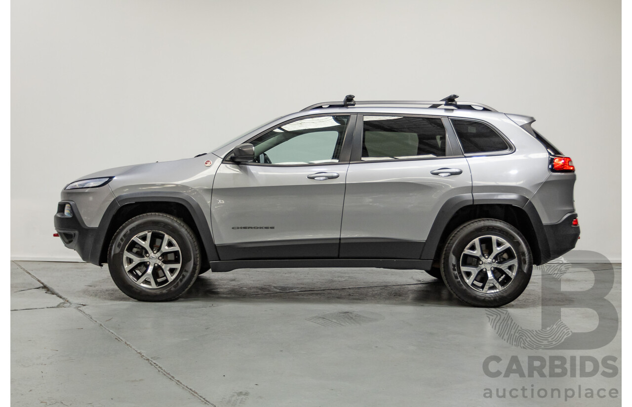 08/2014 Jeep Cherokee Trailhawk (4x4) KL 4D Wagon Billet Silver Metallic 3.2L