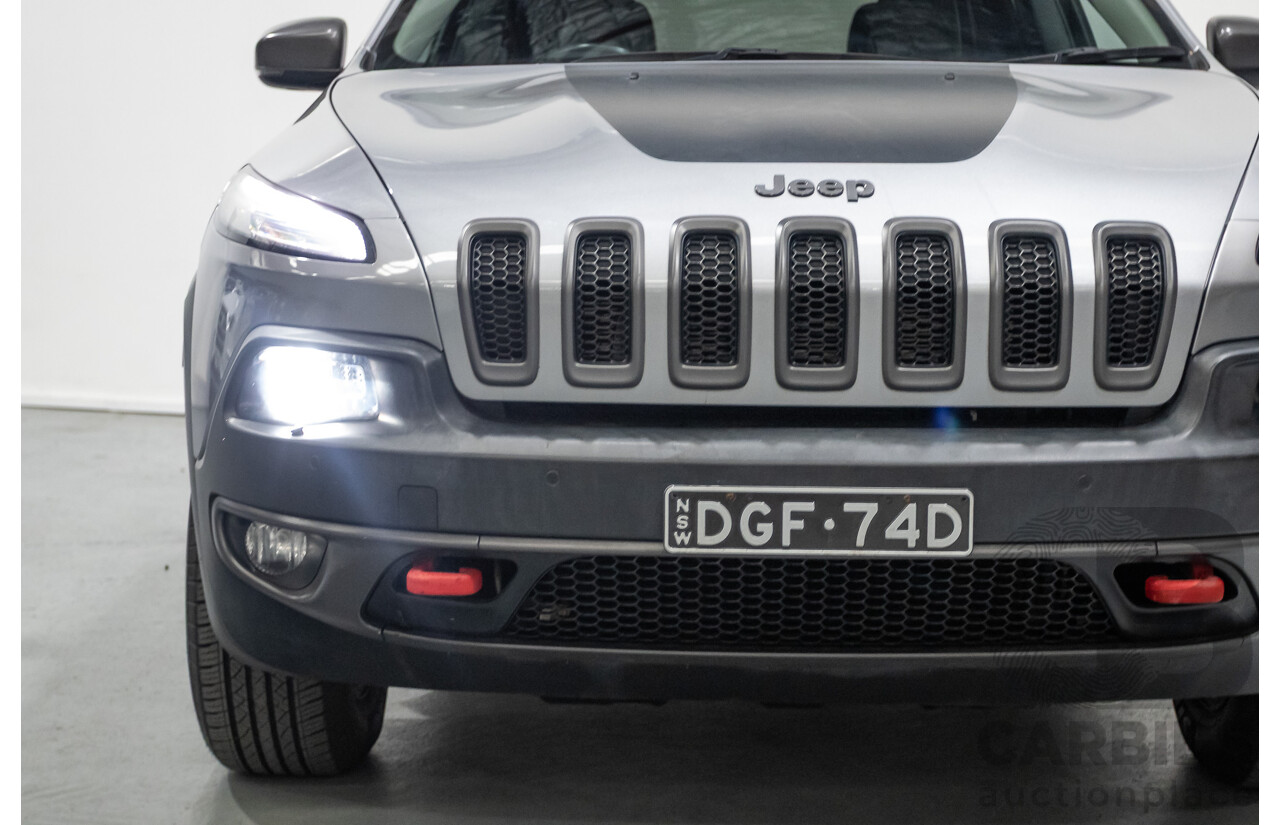 08/2014 Jeep Cherokee Trailhawk (4x4) KL 4D Wagon Billet Silver Metallic 3.2L