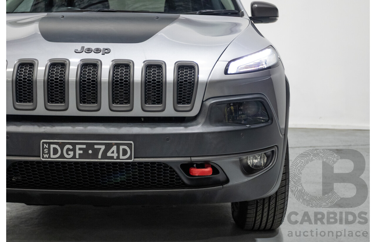 08/2014 Jeep Cherokee Trailhawk (4x4) KL 4D Wagon Billet Silver Metallic 3.2L