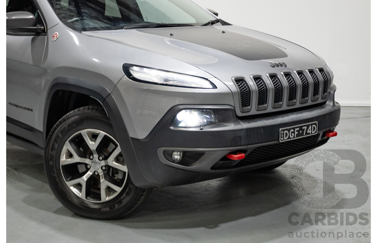 08/2014 Jeep Cherokee Trailhawk (4x4) KL 4D Wagon Billet Silver Metallic 3.2L