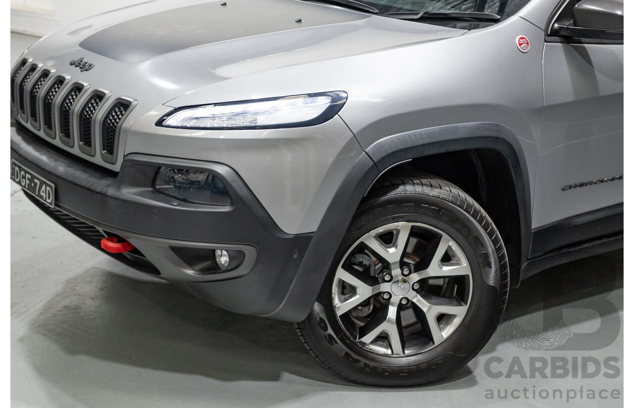 08/2014 Jeep Cherokee Trailhawk (4x4) KL 4D Wagon Billet Silver Metallic 3.2L