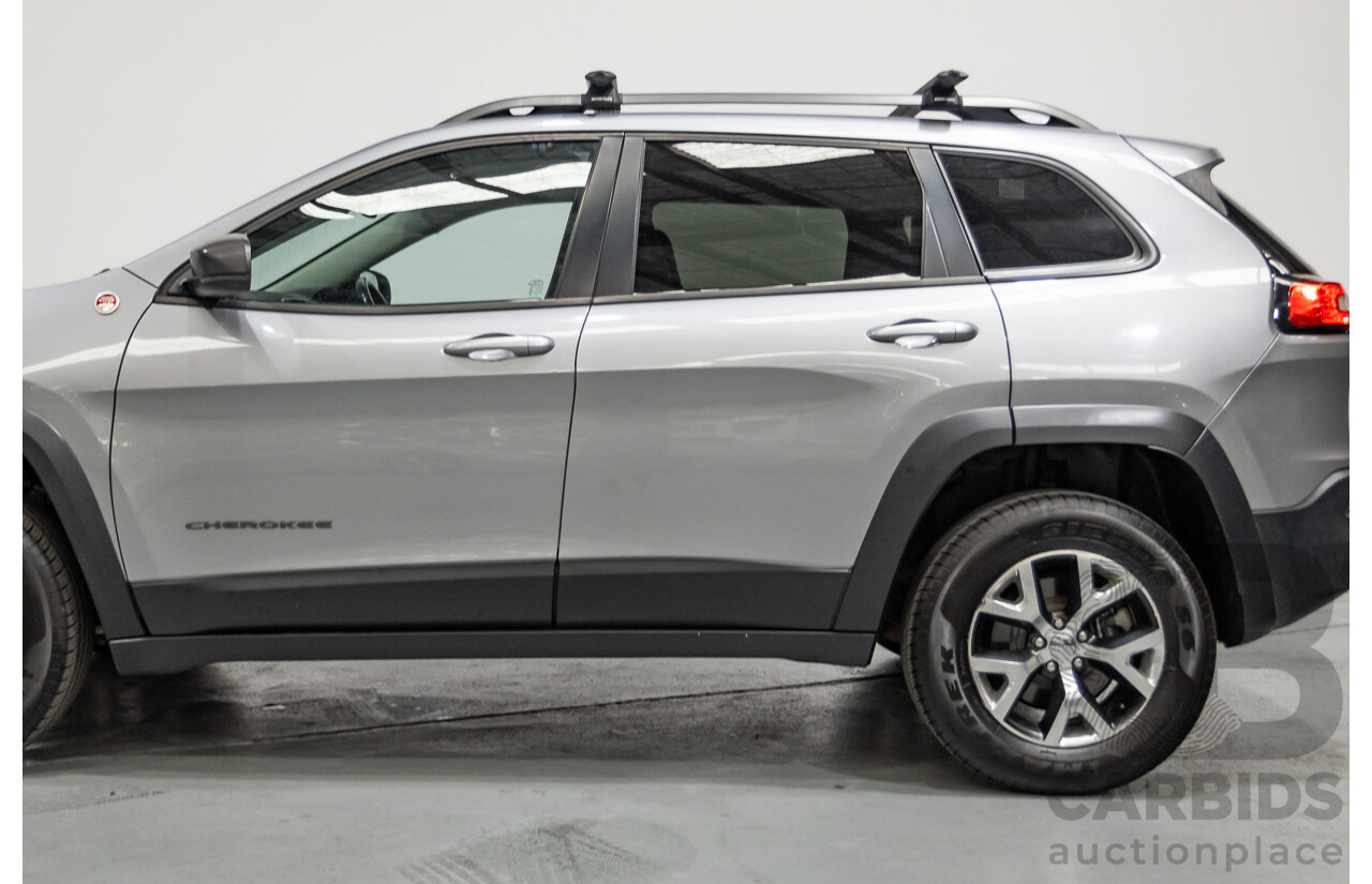 08/2014 Jeep Cherokee Trailhawk (4x4) KL 4D Wagon Billet Silver Metallic 3.2L