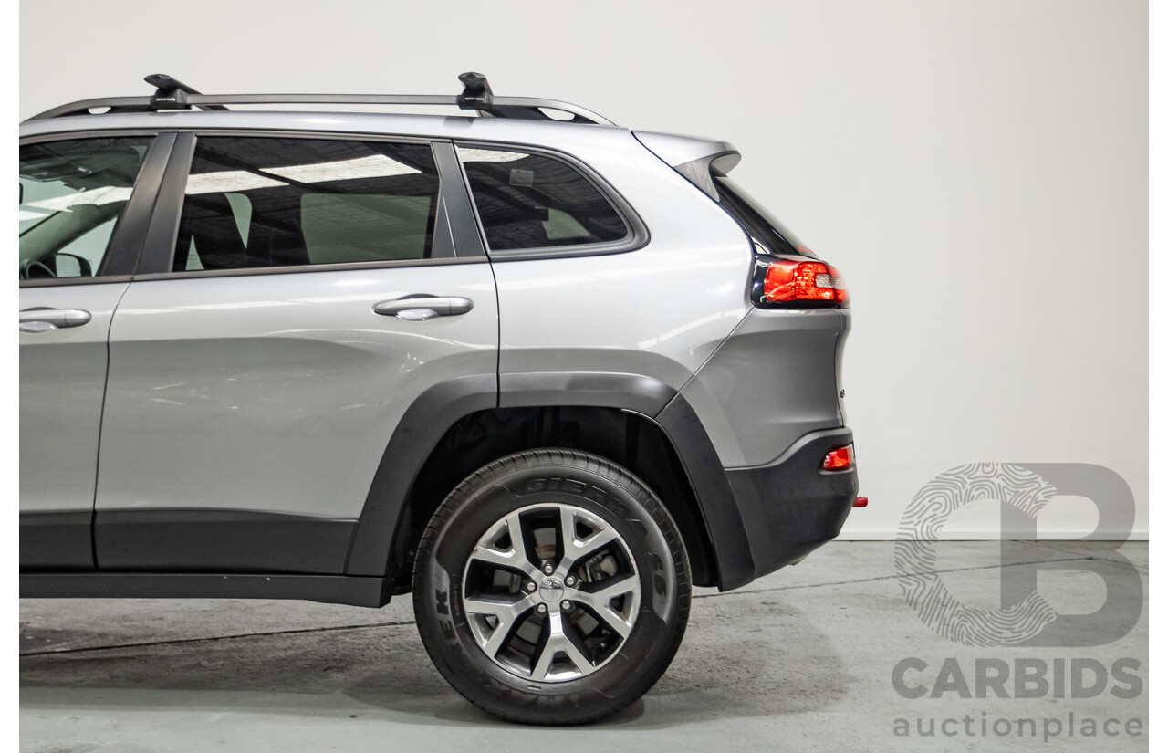 08/2014 Jeep Cherokee Trailhawk (4x4) KL 4D Wagon Billet Silver Metallic 3.2L