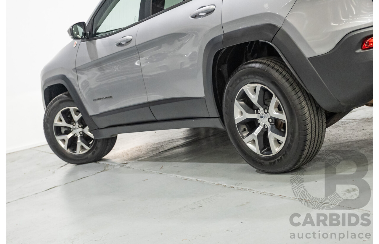 08/2014 Jeep Cherokee Trailhawk (4x4) KL 4D Wagon Billet Silver Metallic 3.2L