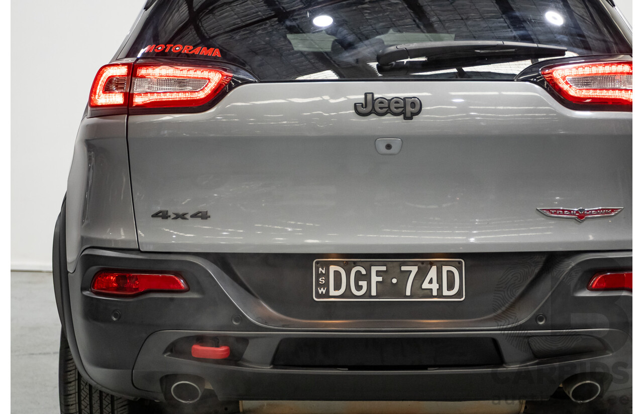 08/2014 Jeep Cherokee Trailhawk (4x4) KL 4D Wagon Billet Silver Metallic 3.2L