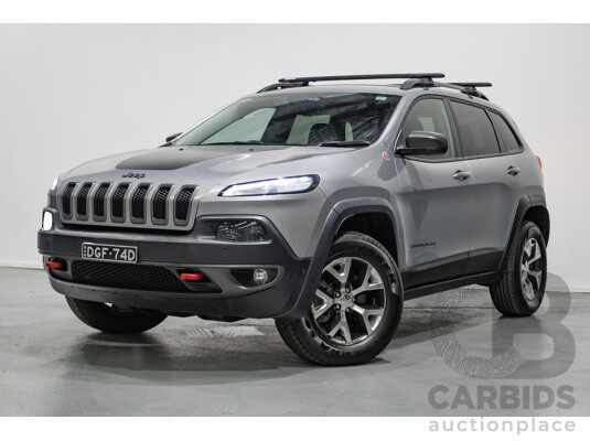 08/2014 Jeep Cherokee Trailhawk (4x4) KL 4D Wagon Billet Silver Metallic 3.2L