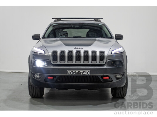 08/2014 Jeep Cherokee Trailhawk (4x4) KL 4D Wagon Billet Silver Metallic 3.2L