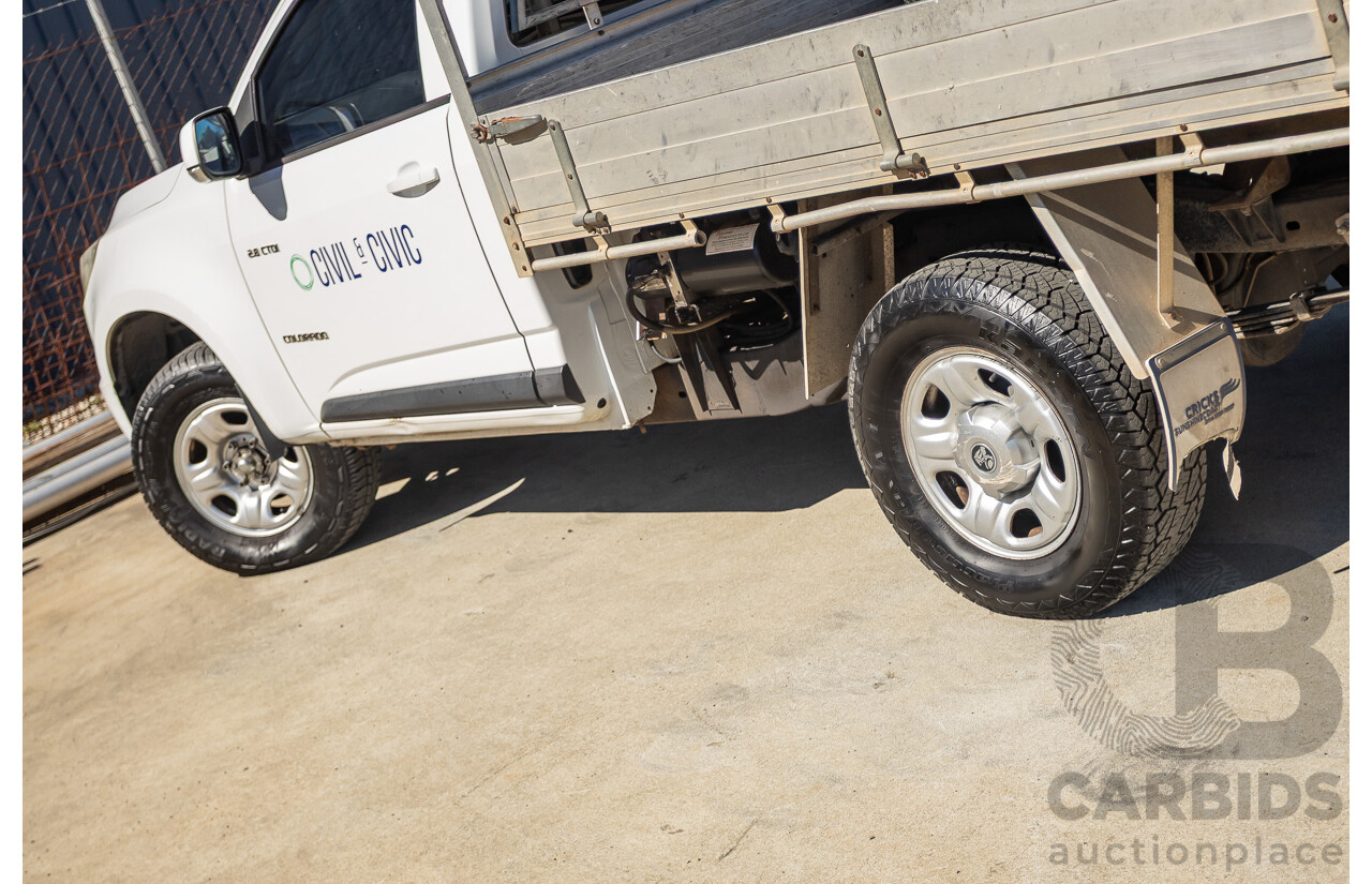 6/2013 Holden Colorado LX RG C/Chas Summit White Turbo 2.8L