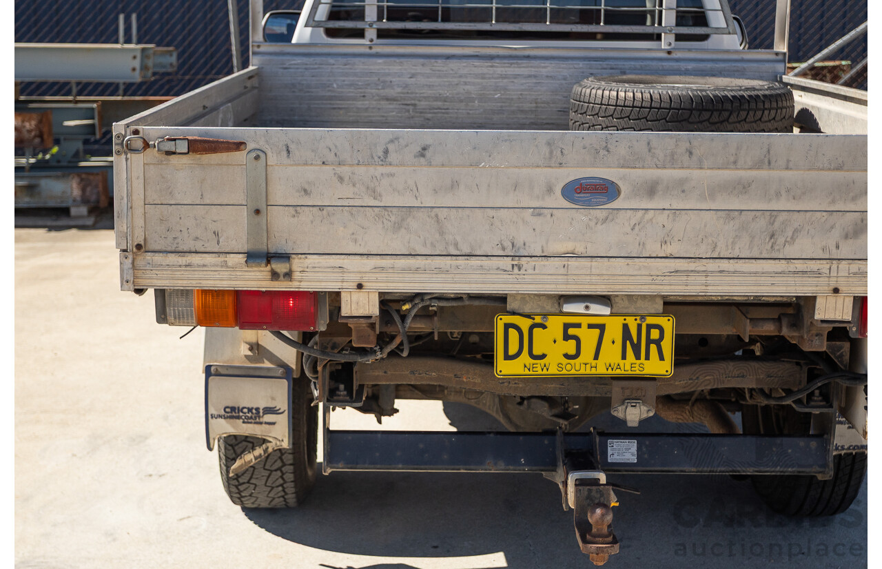6/2013 Holden Colorado LX RG C/Chas Summit White Turbo 2.8L