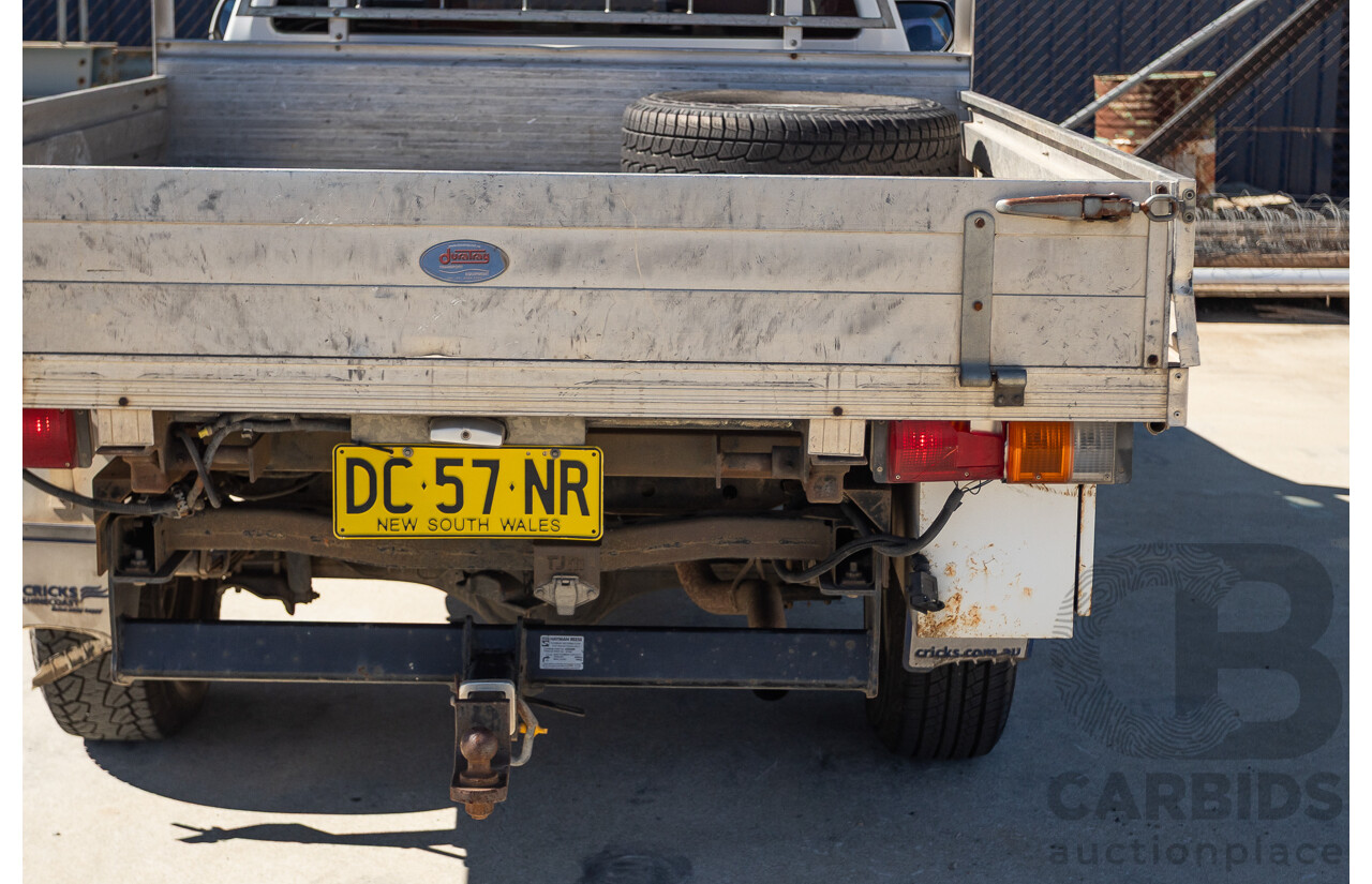 6/2013 Holden Colorado LX RG C/Chas Summit White Turbo 2.8L