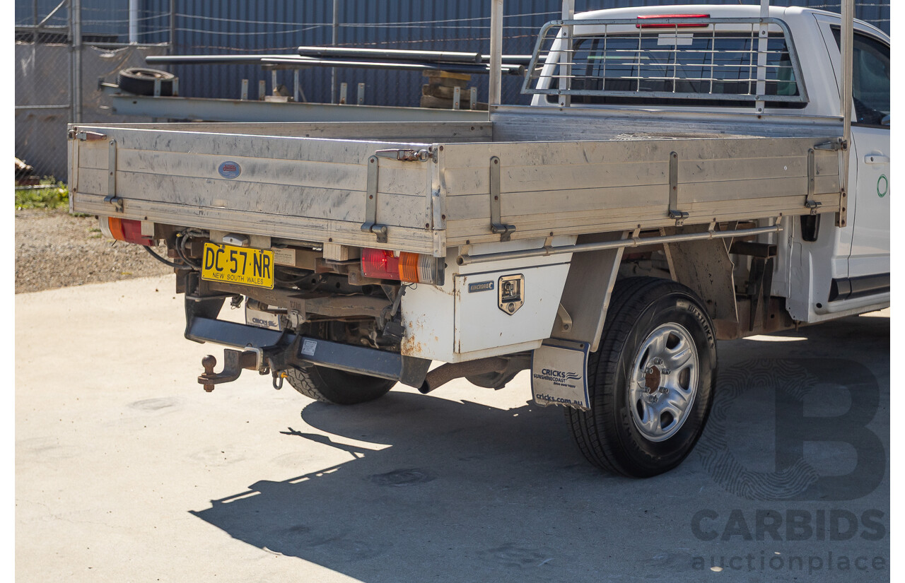 6/2013 Holden Colorado LX RG C/Chas Summit White Turbo 2.8L