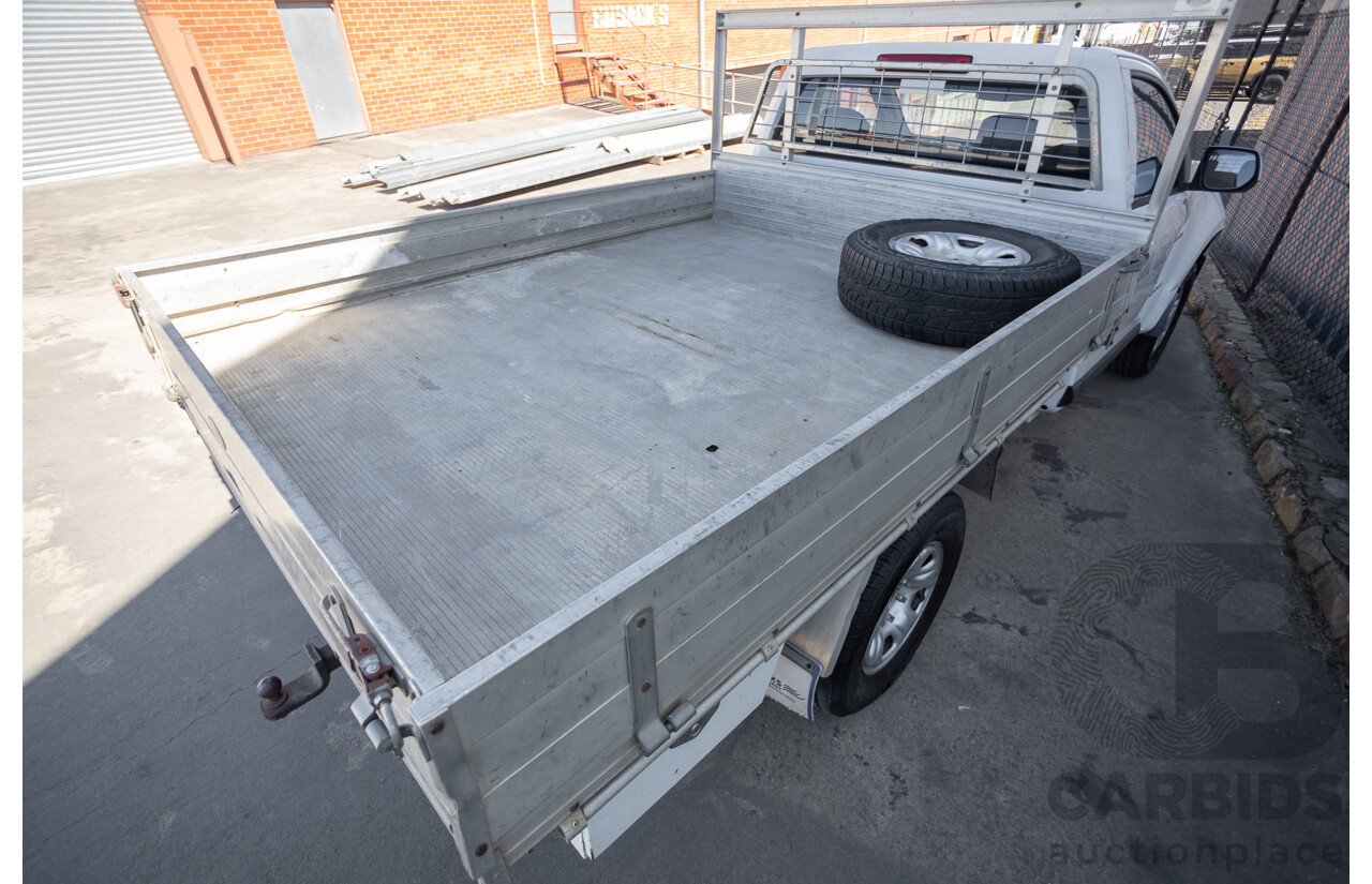 6/2013 Holden Colorado LX RG C/Chas Summit White Turbo 2.8L