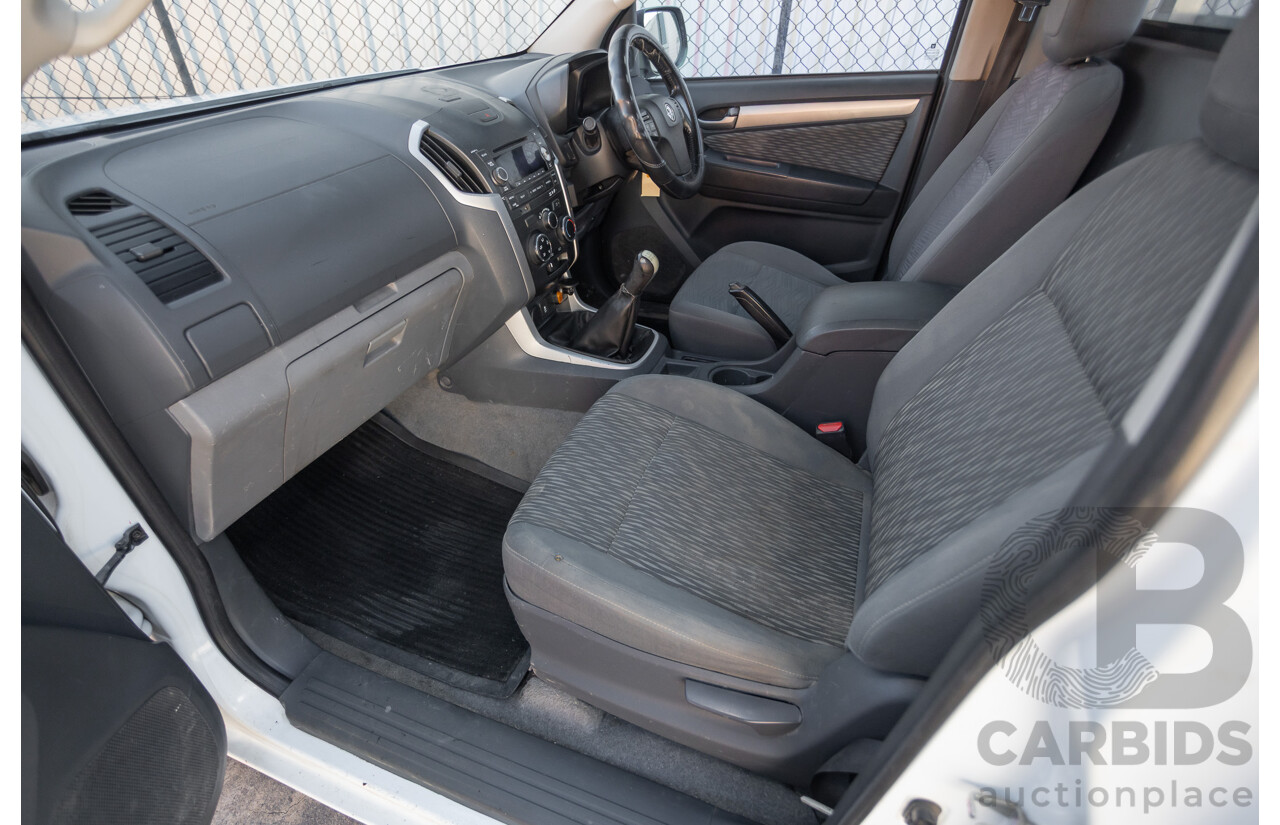 6/2013 Holden Colorado LX RG C/Chas Summit White Turbo 2.8L