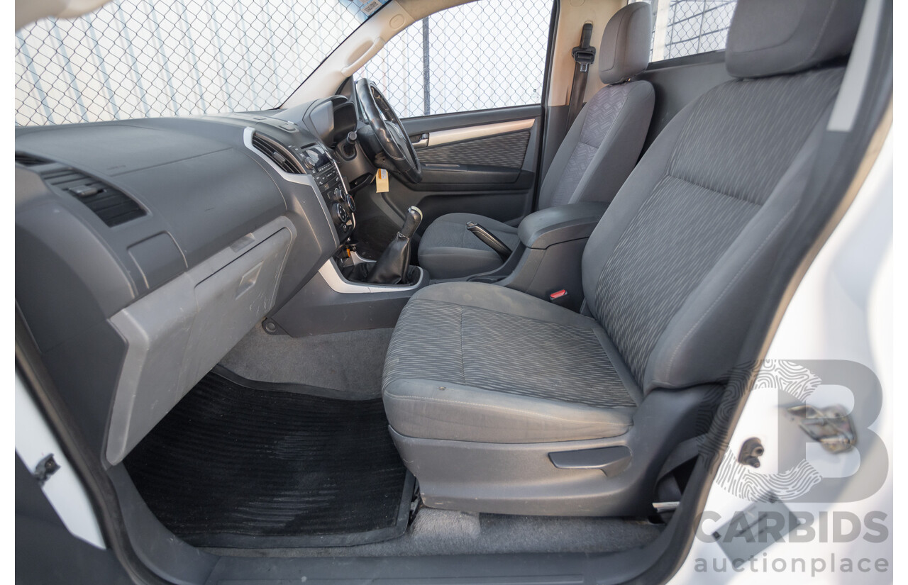 6/2013 Holden Colorado LX RG C/Chas Summit White Turbo 2.8L