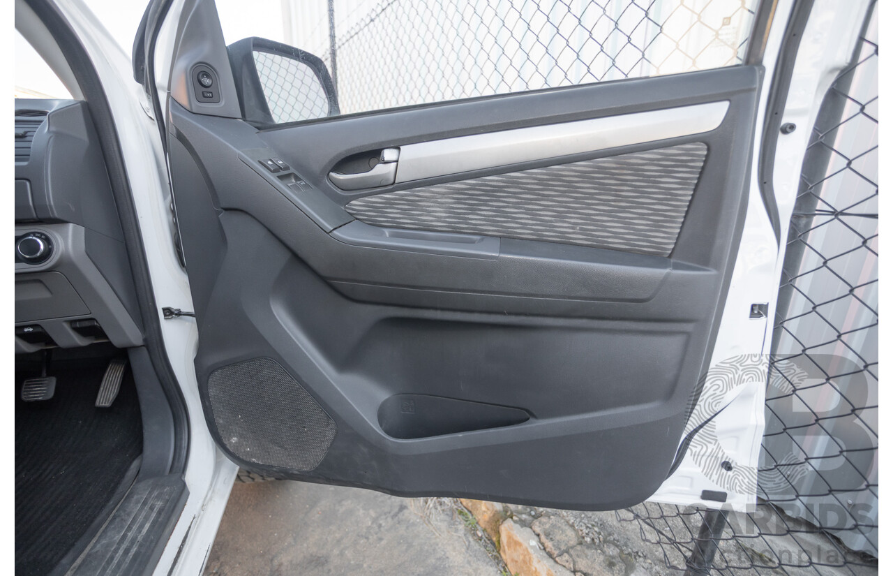 6/2013 Holden Colorado LX RG C/Chas Summit White Turbo 2.8L