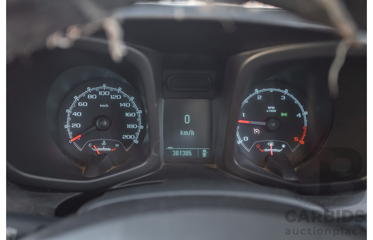 6/2013 Holden Colorado LX RG C/Chas Summit White Turbo 2.8L