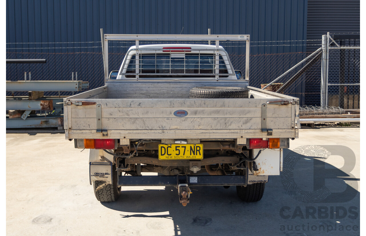6/2013 Holden Colorado LX RG C/Chas Summit White Turbo 2.8L