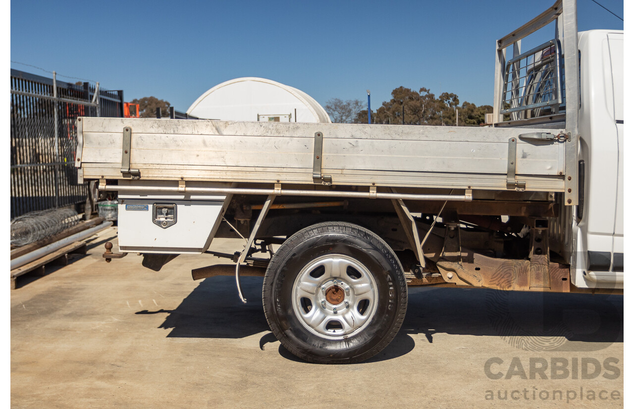 6/2013 Holden Colorado LX RG C/Chas Summit White Turbo 2.8L
