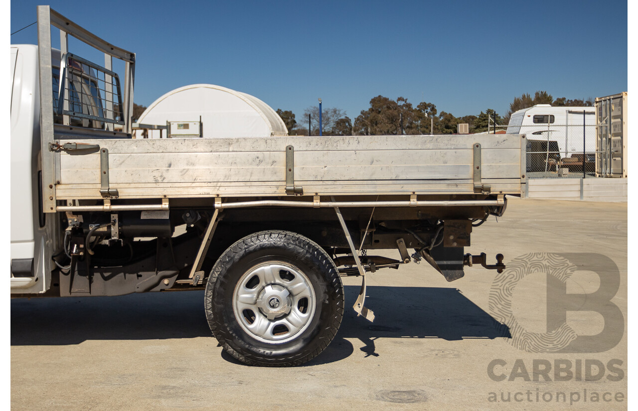 6/2013 Holden Colorado LX RG C/Chas Summit White Turbo 2.8L