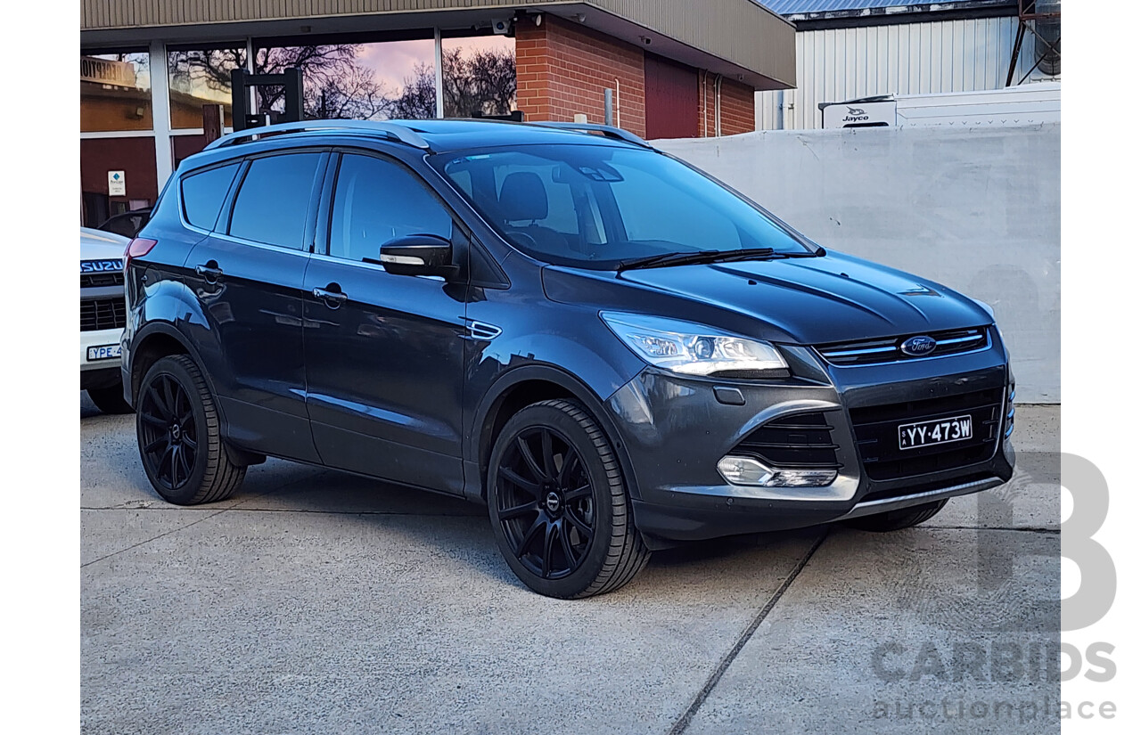 09/2016 Ford Kuga Titanium (awd) TF MK 2 4d Wagon Grey 2.0L