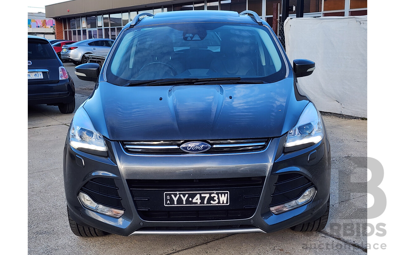 09/2016 Ford Kuga Titanium (awd) TF MK 2 4d Wagon Grey 2.0L