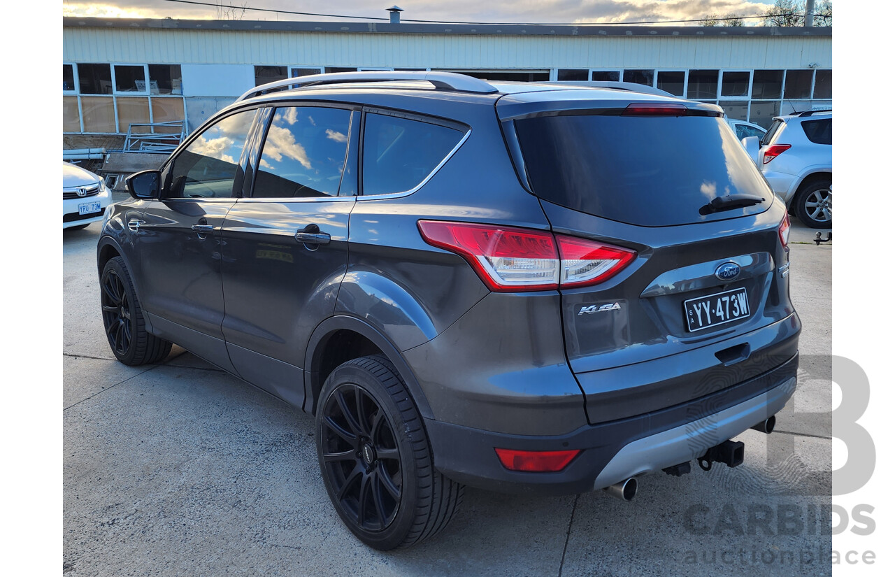 09/2016 Ford Kuga Titanium (awd) TF MK 2 4d Wagon Grey 2.0L