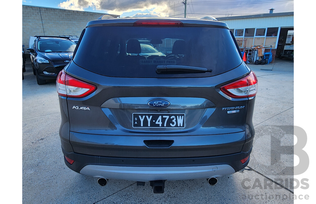 09/2016 Ford Kuga Titanium (awd) TF MK 2 4d Wagon Grey 2.0L