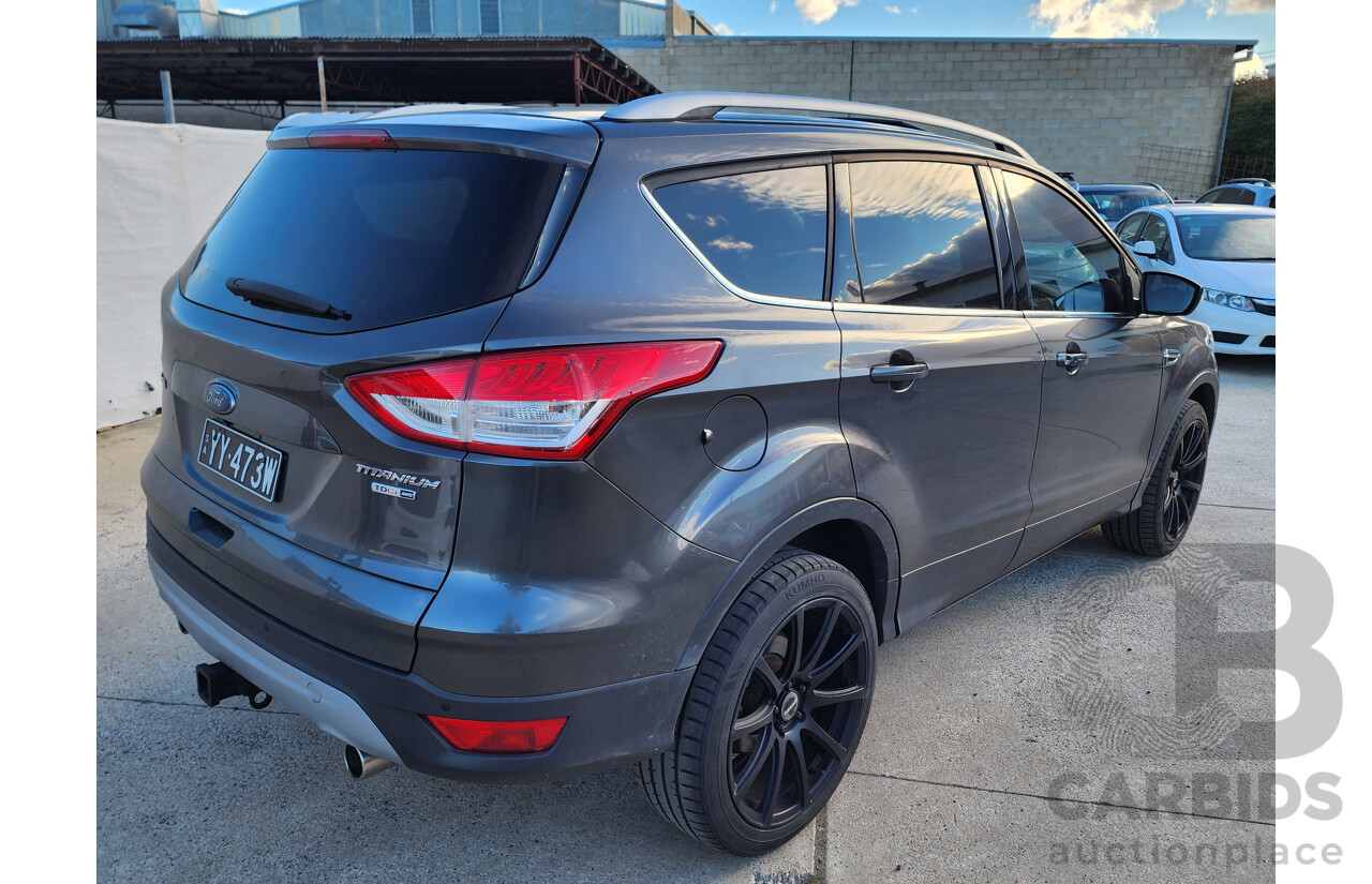 09/2016 Ford Kuga Titanium (awd) TF MK 2 4d Wagon Grey 2.0L