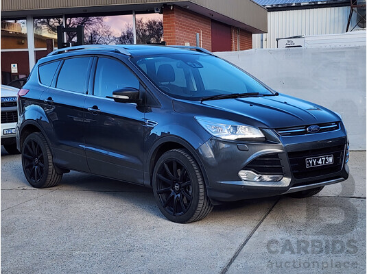 09/2016 Ford Kuga Titanium (awd) TF MK 2 4d Wagon Grey 2.0L