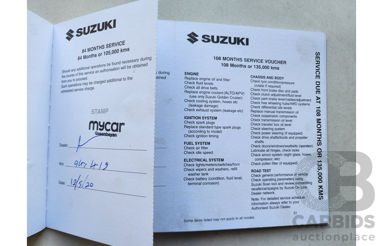 09/2013 Suzuki Grand Vitara (4x4) JT MY13 2d Wagon Red 2.4L
