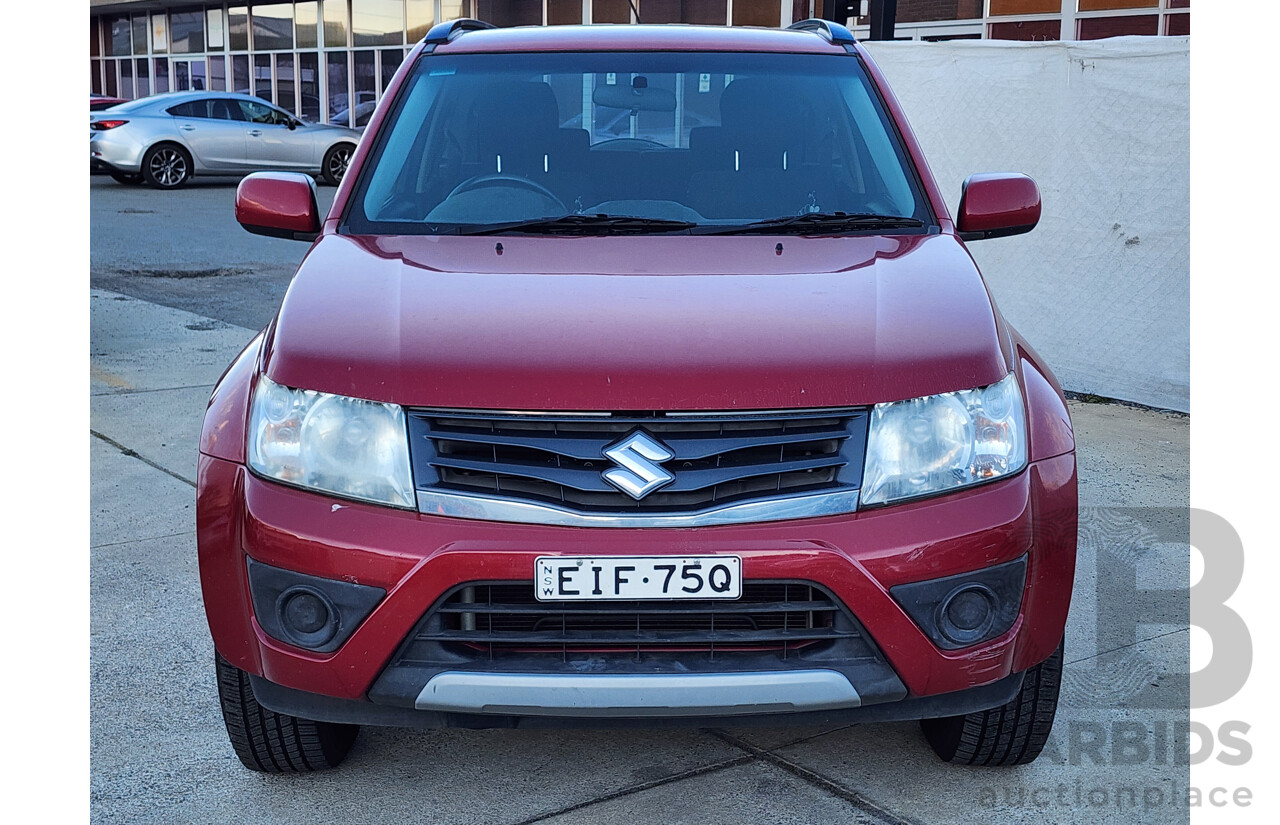 09/2013 Suzuki Grand Vitara (4x4) JT MY13 2d Wagon Red 2.4L