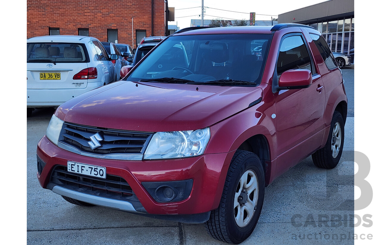 09/2013 Suzuki Grand Vitara (4x4) JT MY13 2d Wagon Red 2.4L