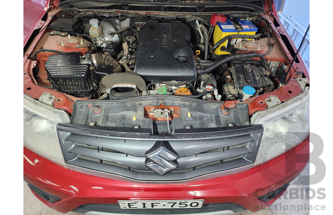 09/2013 Suzuki Grand Vitara (4x4) JT MY13 2d Wagon Red 2.4L