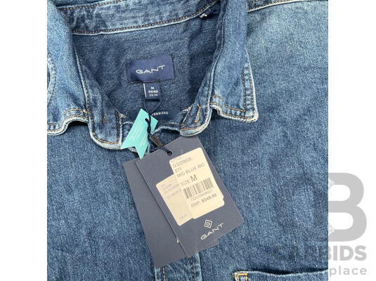 GANT Men's Denim Shirt Size M - ORP $349