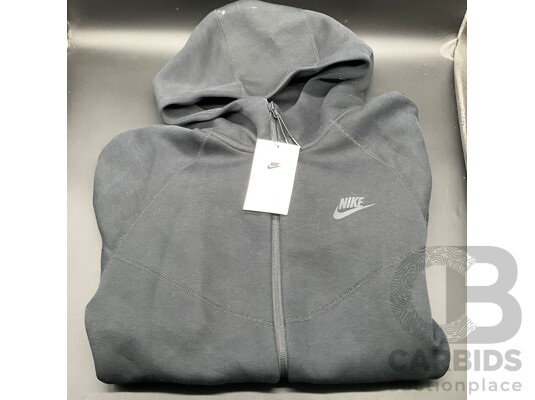 NIKE Tech Fleece Zip Hoodie Size S and BONDS Sleep Cotton Pants Size S - Lot of 2