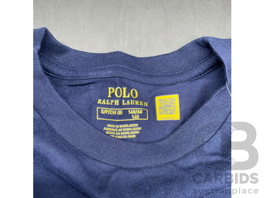 POLO RALPH LAUREN Kids Size 8 Long Sleeve T-Shirt - ORP $119