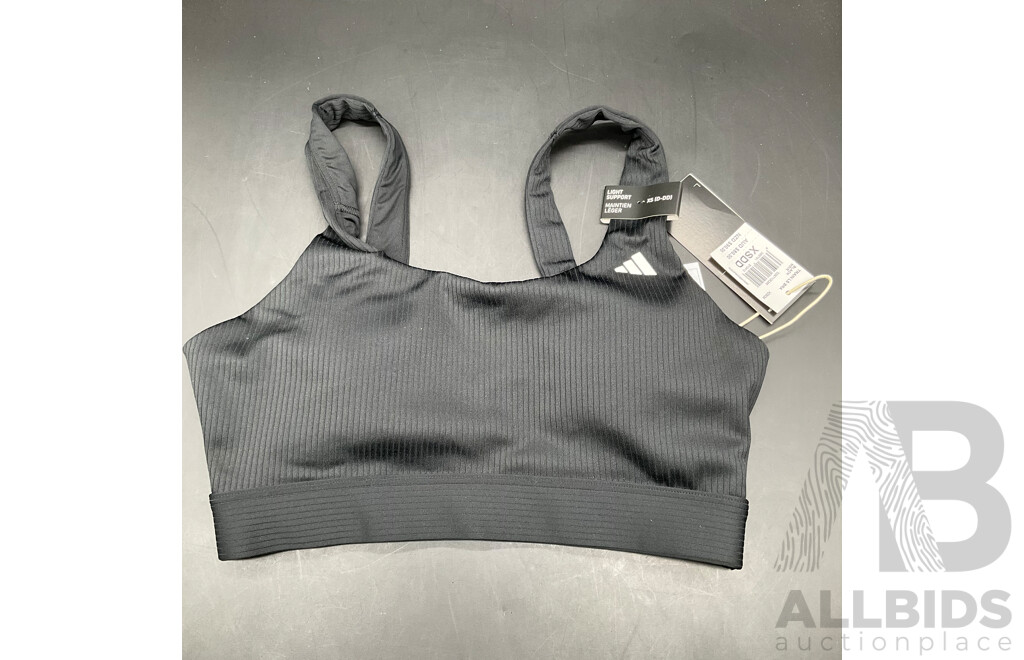 Assorted Women's Gym Clothing Size S, XS and 10, Including LORNA JANE, ADIDAS and BONDS Underwear - Lot of 4