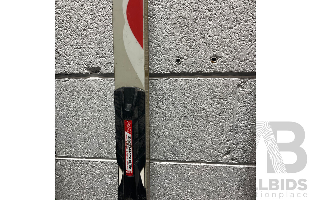 ASSORTED ATOMIC Down Hill Skis - PELTONEN Cross-country - with 2 Sets Ski Poles - Lot of 2