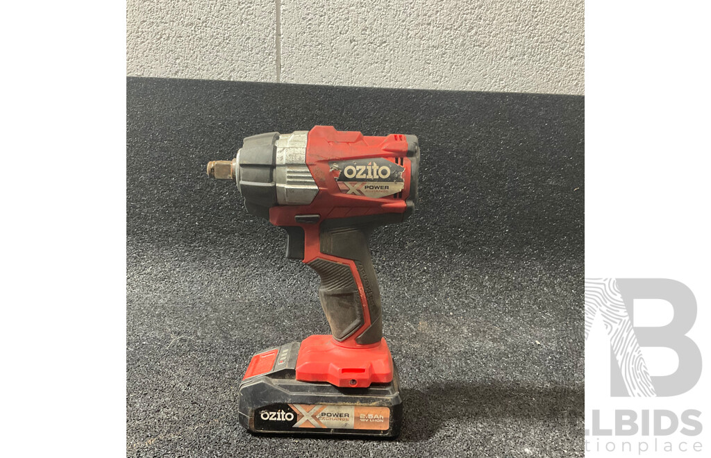 OZITO POWER X Charge (PXC) 18V Brushless Impact Wrench