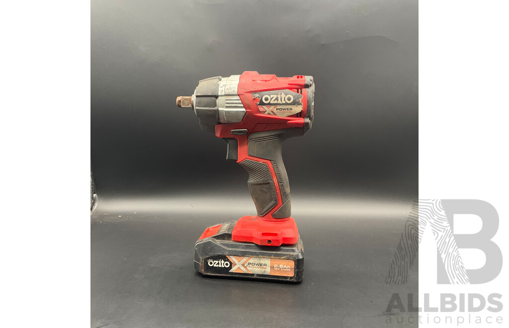 OZITO POWER X Charge (PXC) 18V Brushless Impact Wrench