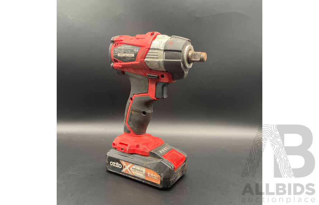 OZITO POWER X Charge (PXC) 18V Brushless Impact Wrench