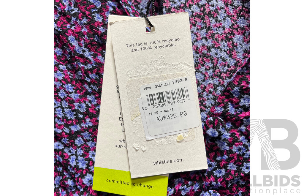 WHISTLES Multi Dress Size 10, GORMAN Flower Time Skirt Size 8 & Jockey Bikini Briefs Size 10 - ORP $618 - Lot of 3