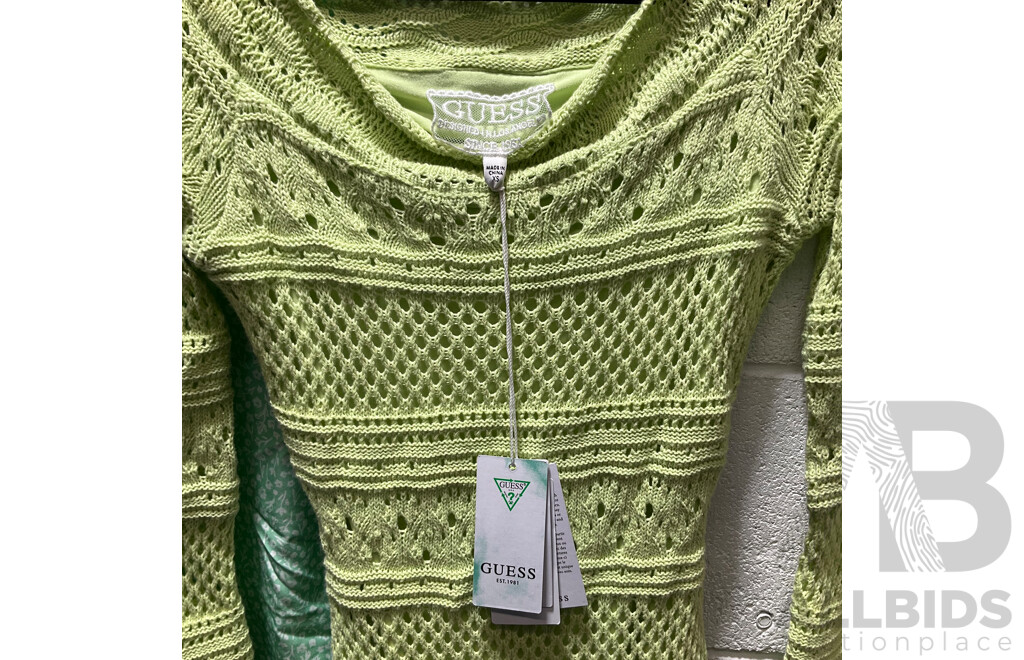 FOREVER NEW Cardigan Size S, GUESS Crichet Dress Size XS & CALVIN KLEIN JEANS Kids Size 10 Dress - Lot of 3