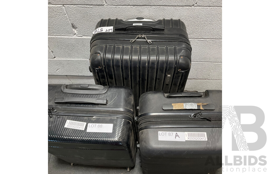 Assorted Suitcases - Lot of 3