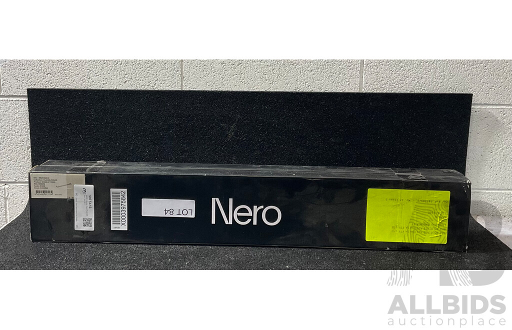 NERO Double Towel Rail 800mm , Lot of 2