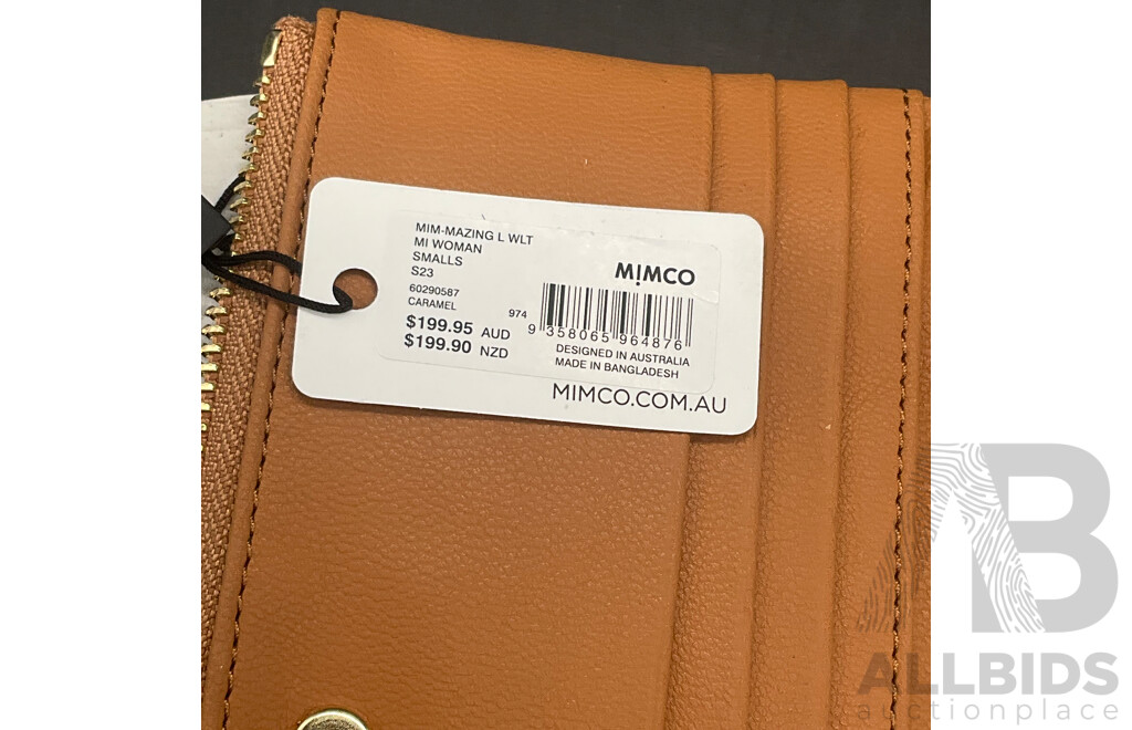 MIMCO Min-mazing M Wallet (Caramel) - ORP $179.95